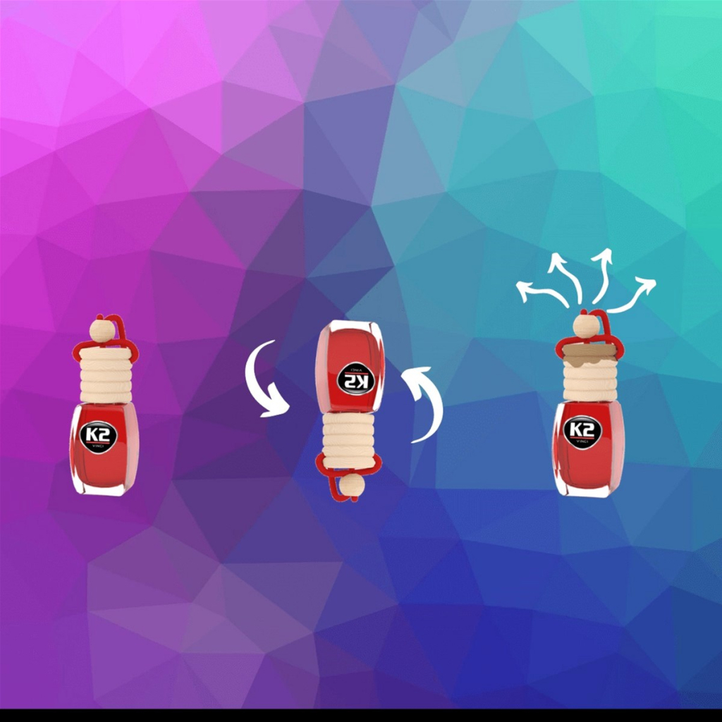 Ароматизатор для автомобіля K2 VINCI VENTO GREEN TEA 8ML (V452) - фото 7 Ароматизатор для автомобіля K2 VINCI VENTO GREEN TEA 8ML (V452) - фото 7