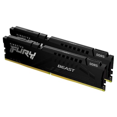 Модуль пам%27яті для комп%27ютера DDR5 32GB (2x16GB) 5600 MHz Beast AM5 Black Kingston Fury (ex.HyperX) (KF556C36BBEK2-32)