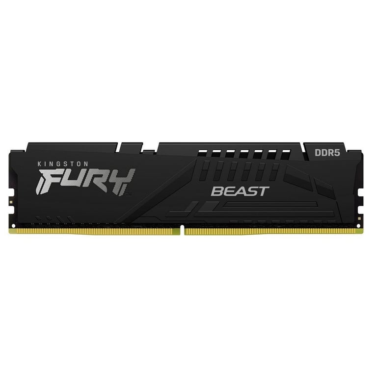 Модуль пам'яті для комп'ютера DDR5 32GB (2x16GB) 5600 MHz Beast AM5 Black Kingston Fury (ex.HyperX) (KF556C36BBEK2-32) - фото 2