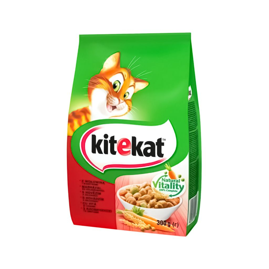 Сухий корм для кішок Kitekat Яловичина з овочами 300 г (5900951248818) Сухий корм для кішок Kitekat Яловичина з овочами 300 г (5900951248818)