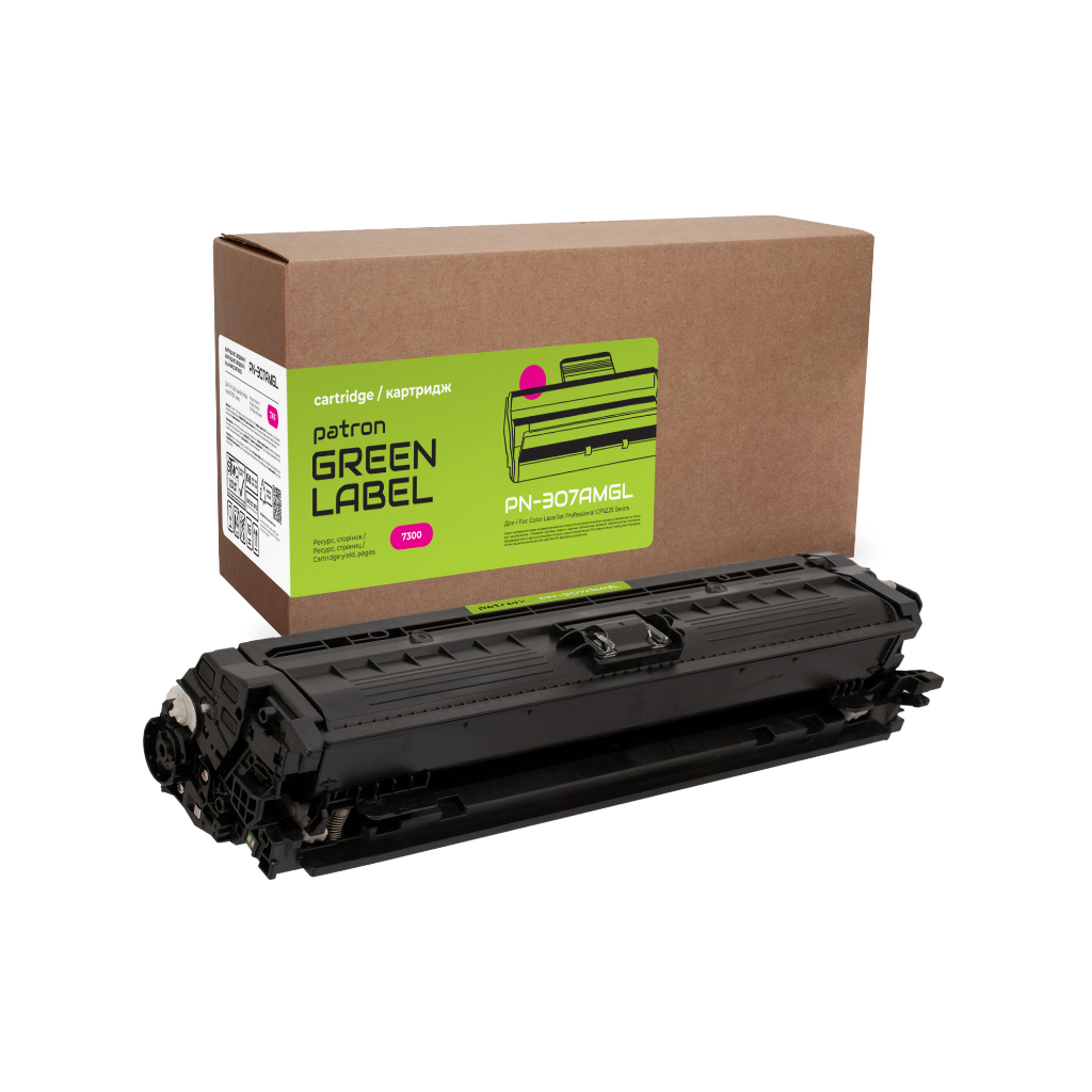 Картридж Patron HP 307A (CE743A) magenta Green Label (PN-307AMGL) - фото 1