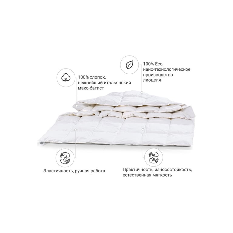 Ковдра MirSon антиалергенна Тенцель (Modal) №1351 Luxury Exclusive Літня 200x220 см (2200001528888) - фото 2
