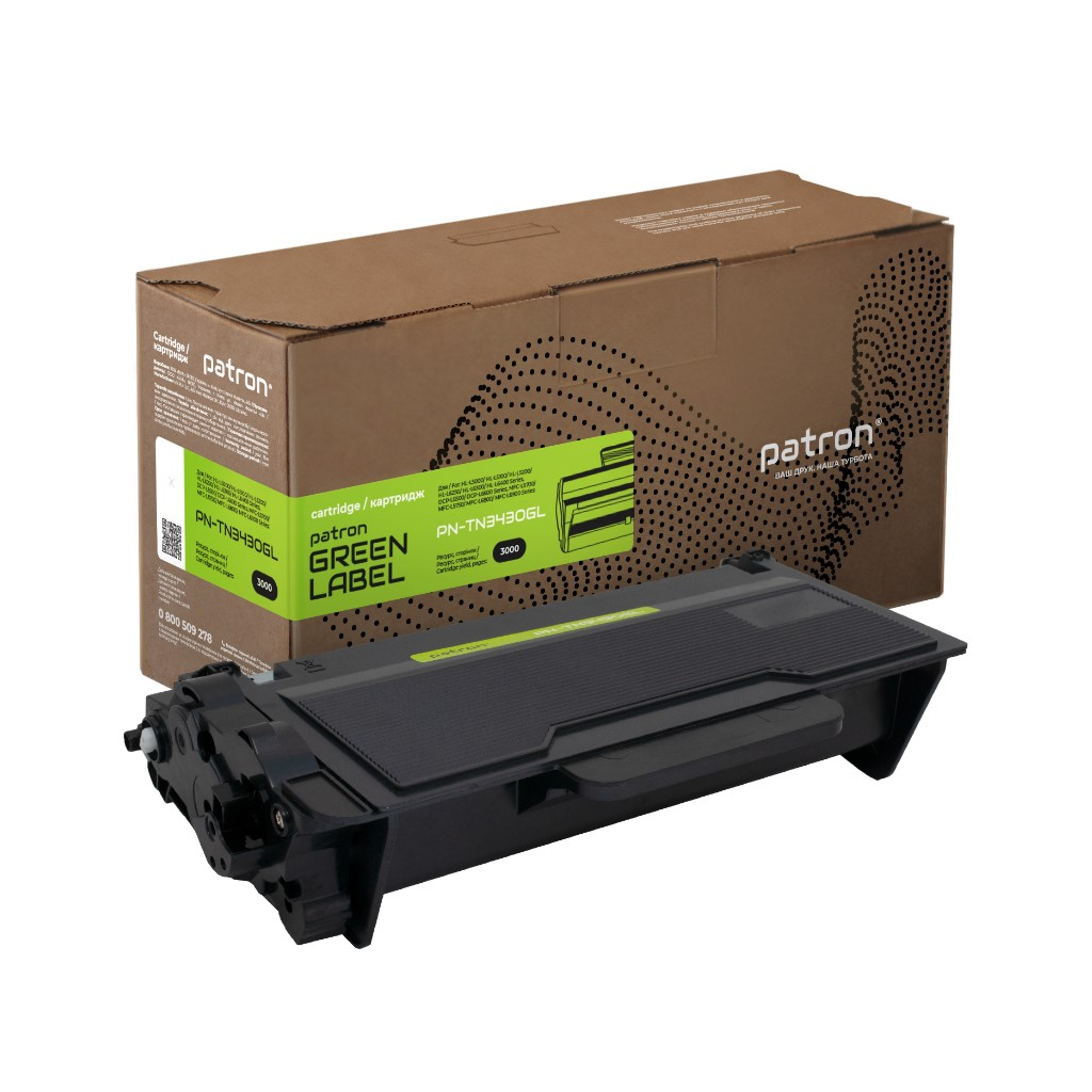 Тонер-картридж Patron Brother TN-3430 Green Label (PN-TN3430GL) - фото 1