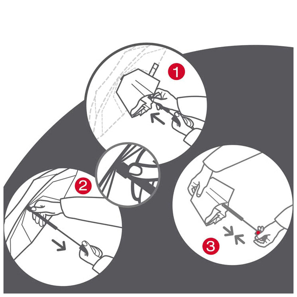 Парасоля Knirps X1 Manual Aqua (Kn95 6010 1400) - фото 4 Парасоля Knirps X1 Manual Aqua (Kn95 6010 1400) - фото 4