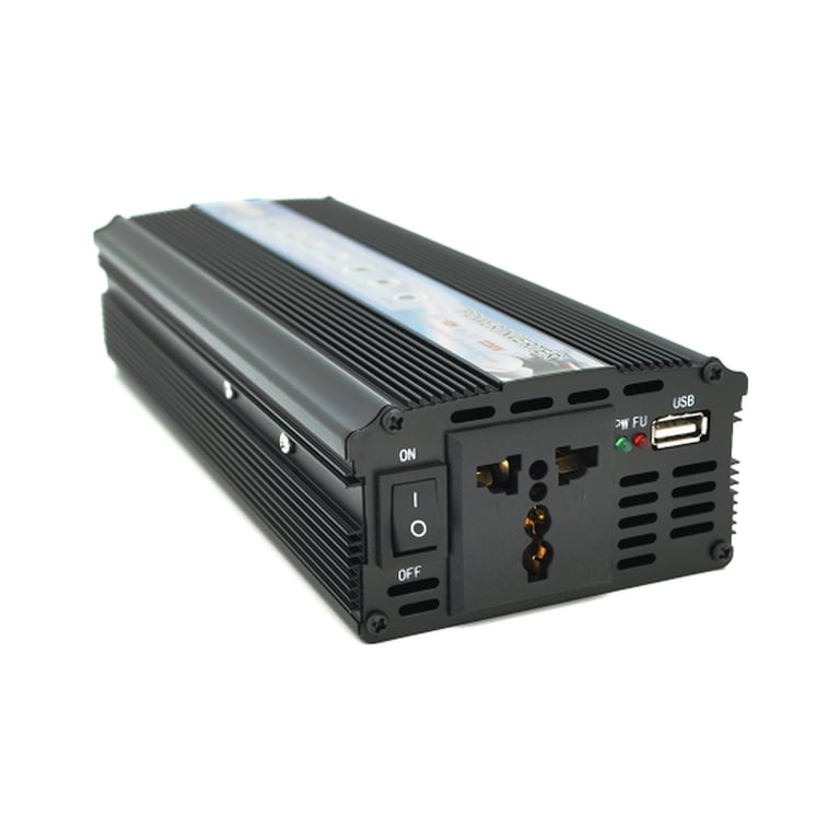 Автомобільний інвертор 12V/220V 2000ВА(1200Вт), approximate sinusoid Voltronic (YT-2000W-CI12V) - фото 2