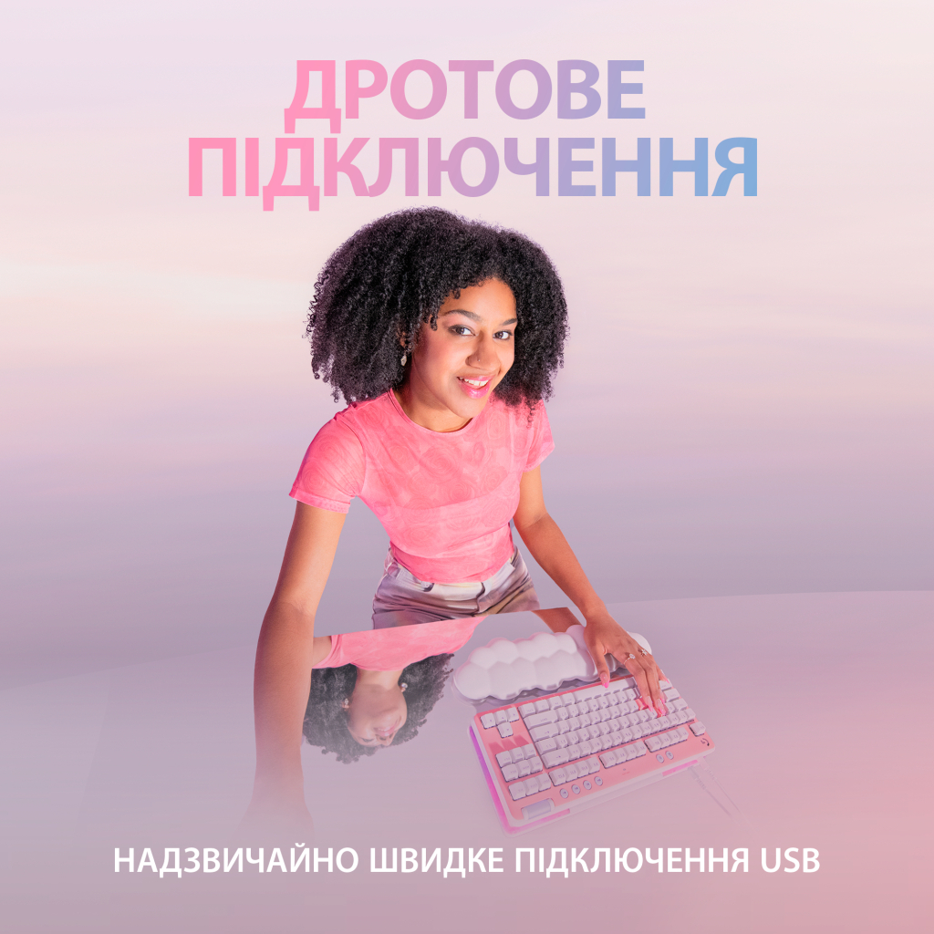 Клавіатура Logitech G713 Aurora Gaming GX Red USB UA Off-White (920-010678) - фото 4 Клавіатура Logitech G713 Aurora Gaming GX Red USB UA Off-White (920-010678) - фото 4