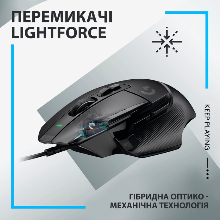 Мишка Logitech G502 X USB Black (910-006138) - фото 2