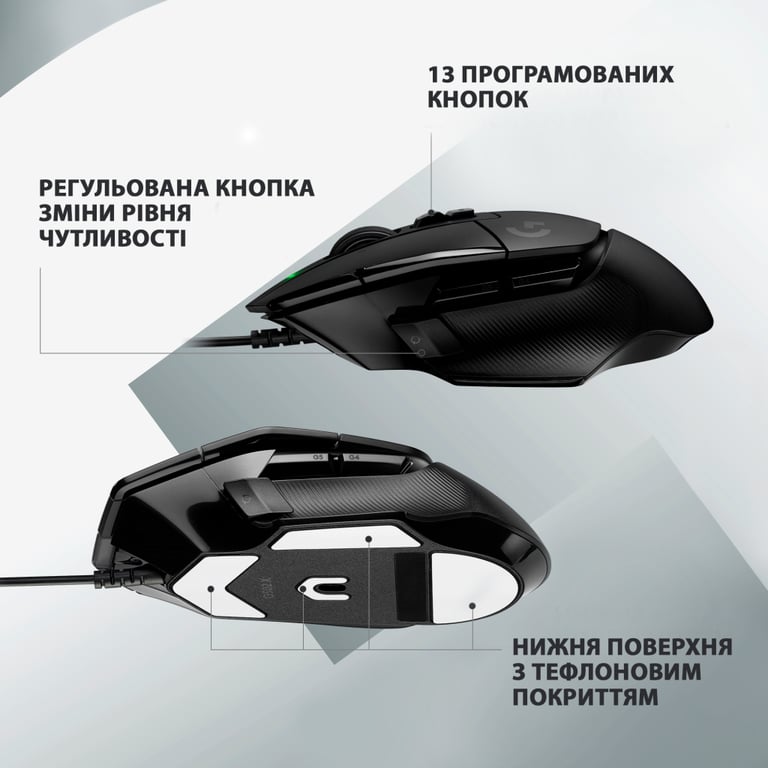 Мишка Logitech G502 X USB Black (910-006138) - фото 5