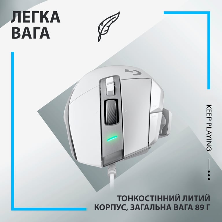 Мишка Logitech G502 X USB White (910-006146) - фото 6