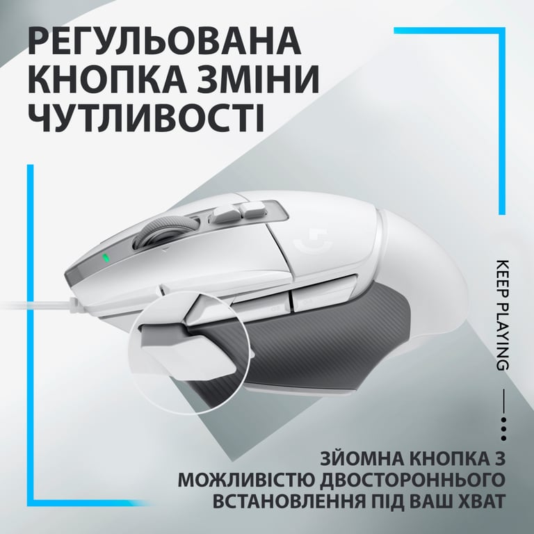 Мишка Logitech G502 X USB White (910-006146) - фото 7