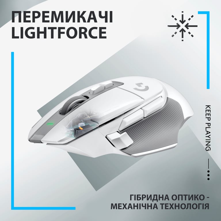 Мишка Logitech G502 X Lightspeed Wireless White (910-006189) - фото 2