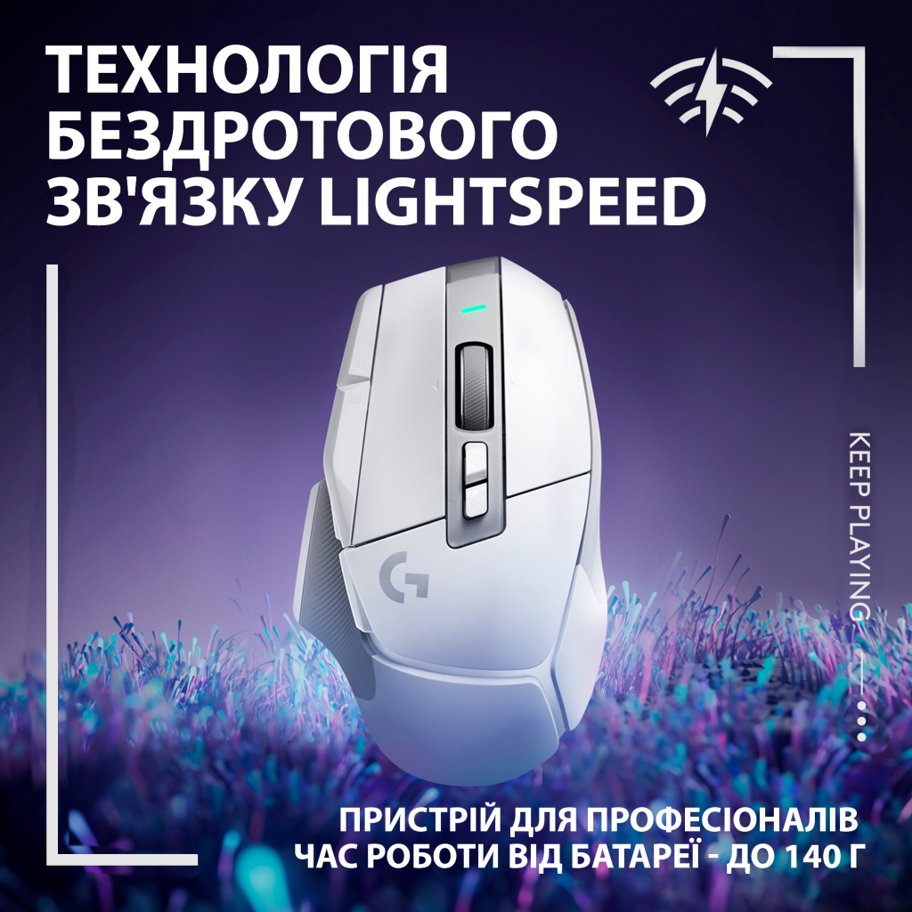 Мишка Logitech G502 X Lightspeed Wireless White (910-006189) - фото 3 Мишка Logitech G502 X Lightspeed Wireless White (910-006189) - фото 3