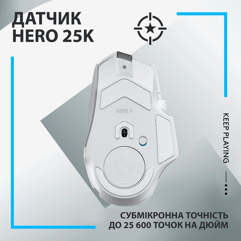Мишка Logitech G502 X Lightspeed Wireless White (910-006189) - фото 4