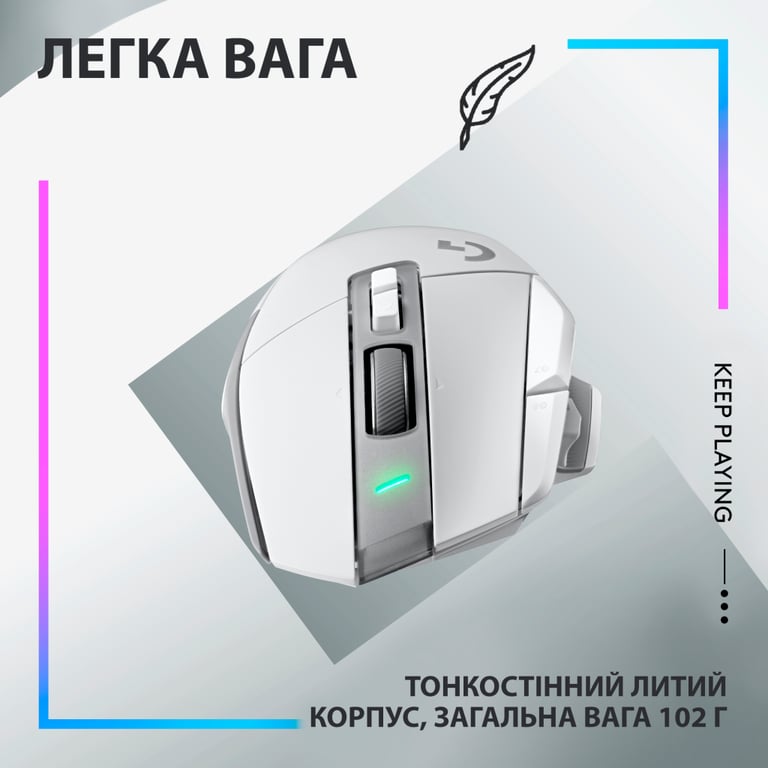 Мишка Logitech G502 X Lightspeed Wireless White (910-006189) - фото 6