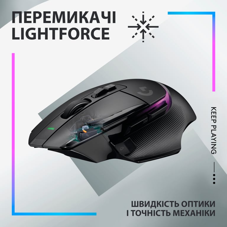 Мишка Logitech G502 X Plus Wireless Black (910-006162) - фото 2