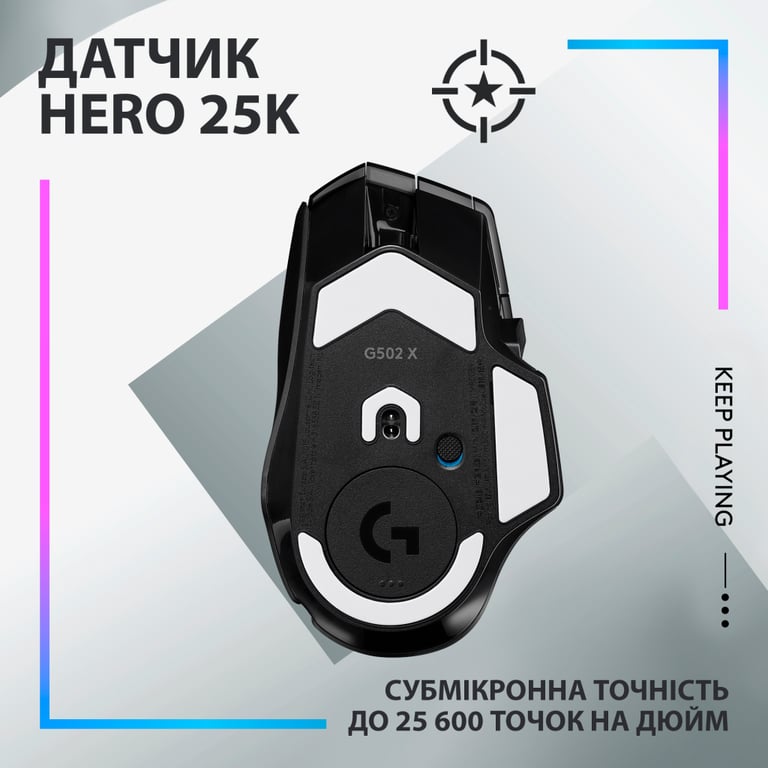 Мишка Logitech G502 X Plus Wireless Black (910-006162) - фото 4