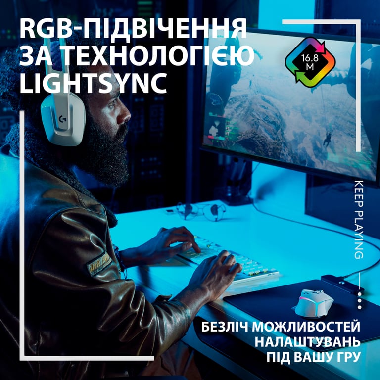 Мишка Logitech G502 X Plus Wireless White (910-006171) - фото 5