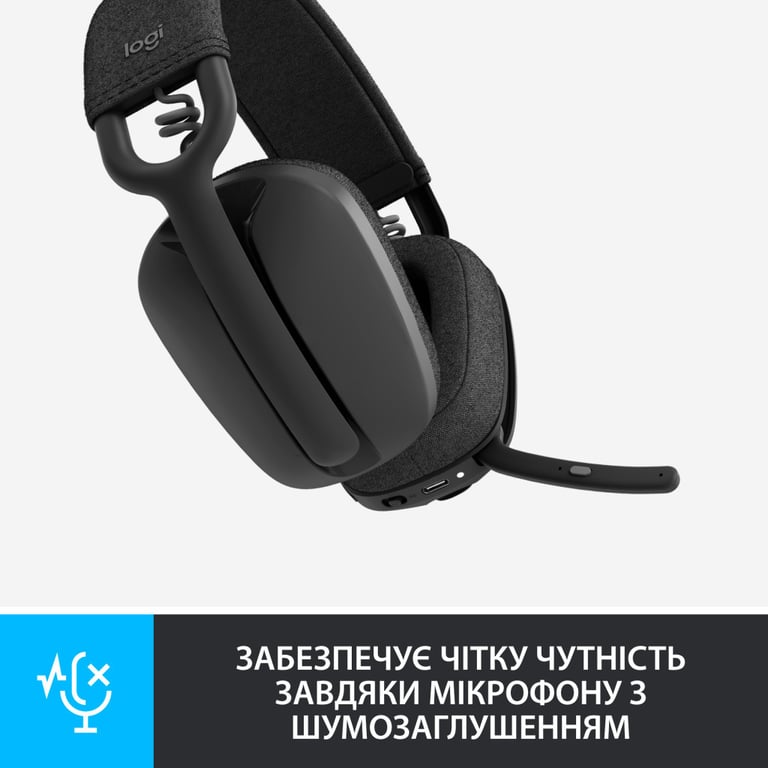 Навушники Logitech Zone Vibe 100 Wireless Graphite (981-001213) - фото 3