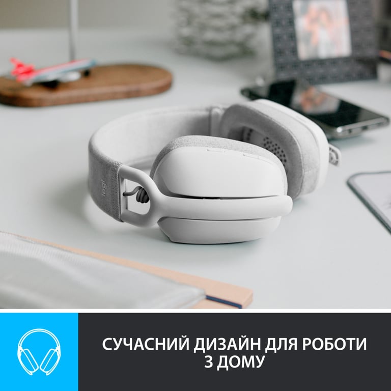 Навушники Logitech Zone Vibe 100 Wireless Off-White (981-001219) - фото 2