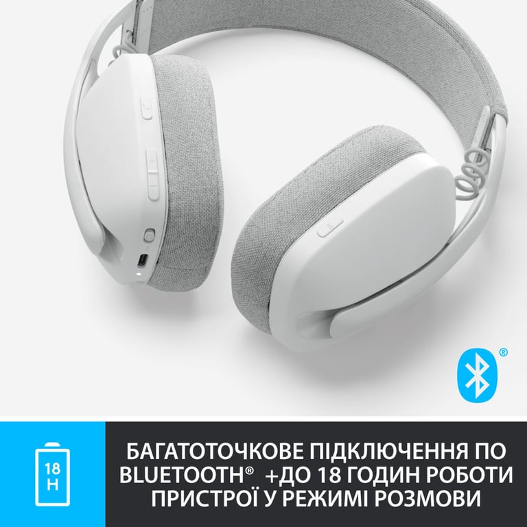 Навушники Logitech Zone Vibe 100 Wireless Off-White (981-001219) - фото 5