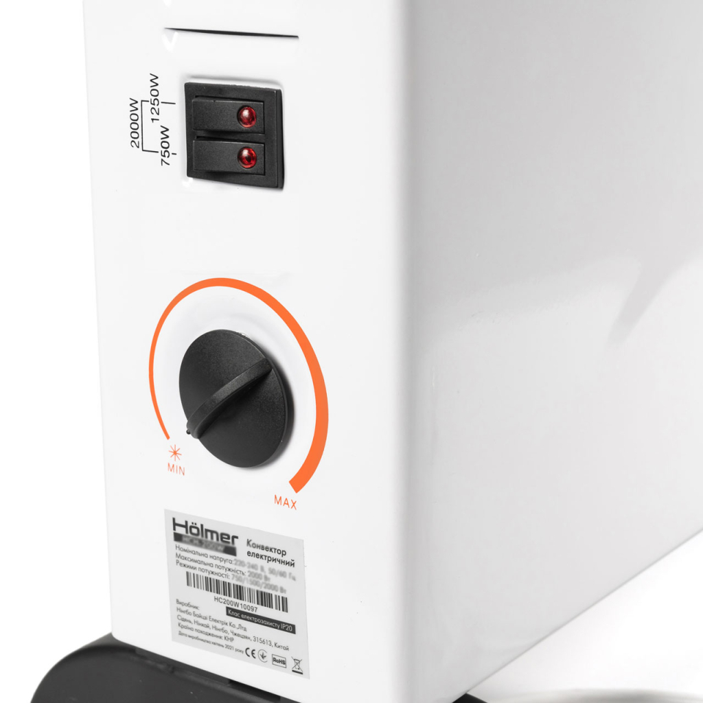 Обігрівач Hölmer HCH-202W - фото 4 Обігрівач Hölmer HCH-202W - фото 4