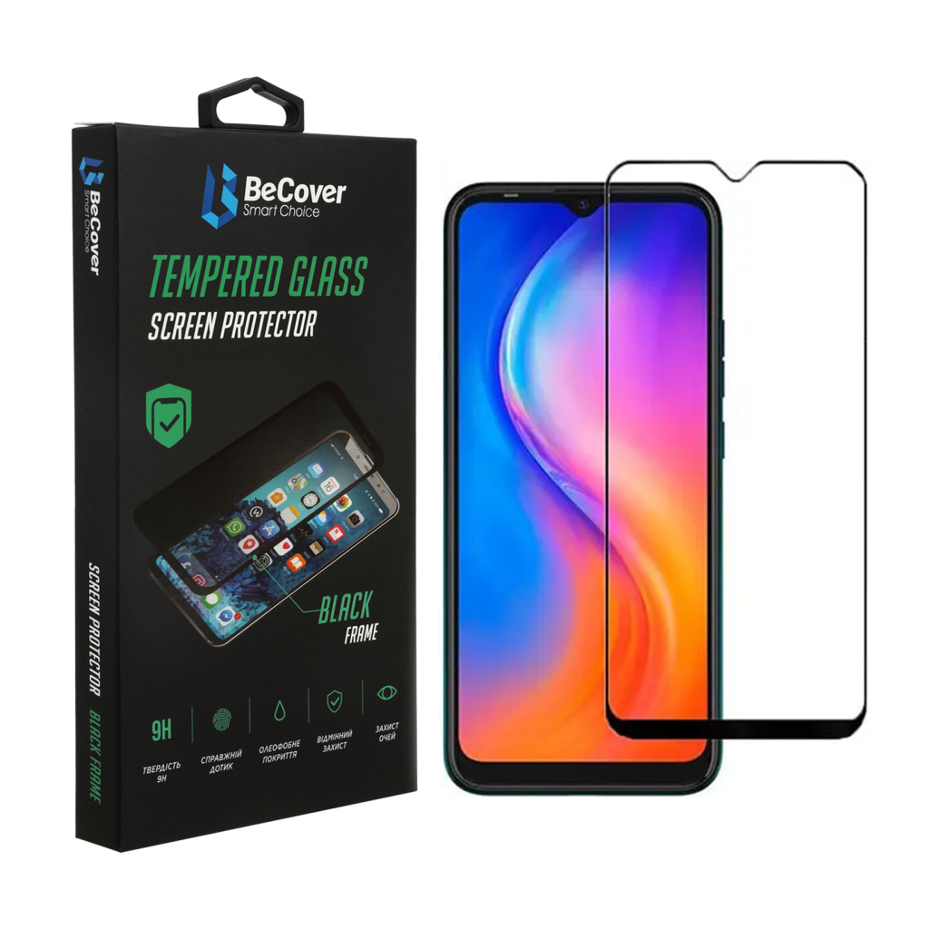 Скло захисне BeCover Blackview A70 Black (707902) - фото 1 Скло захисне BeCover Blackview A70 Black (707902) - фото 1