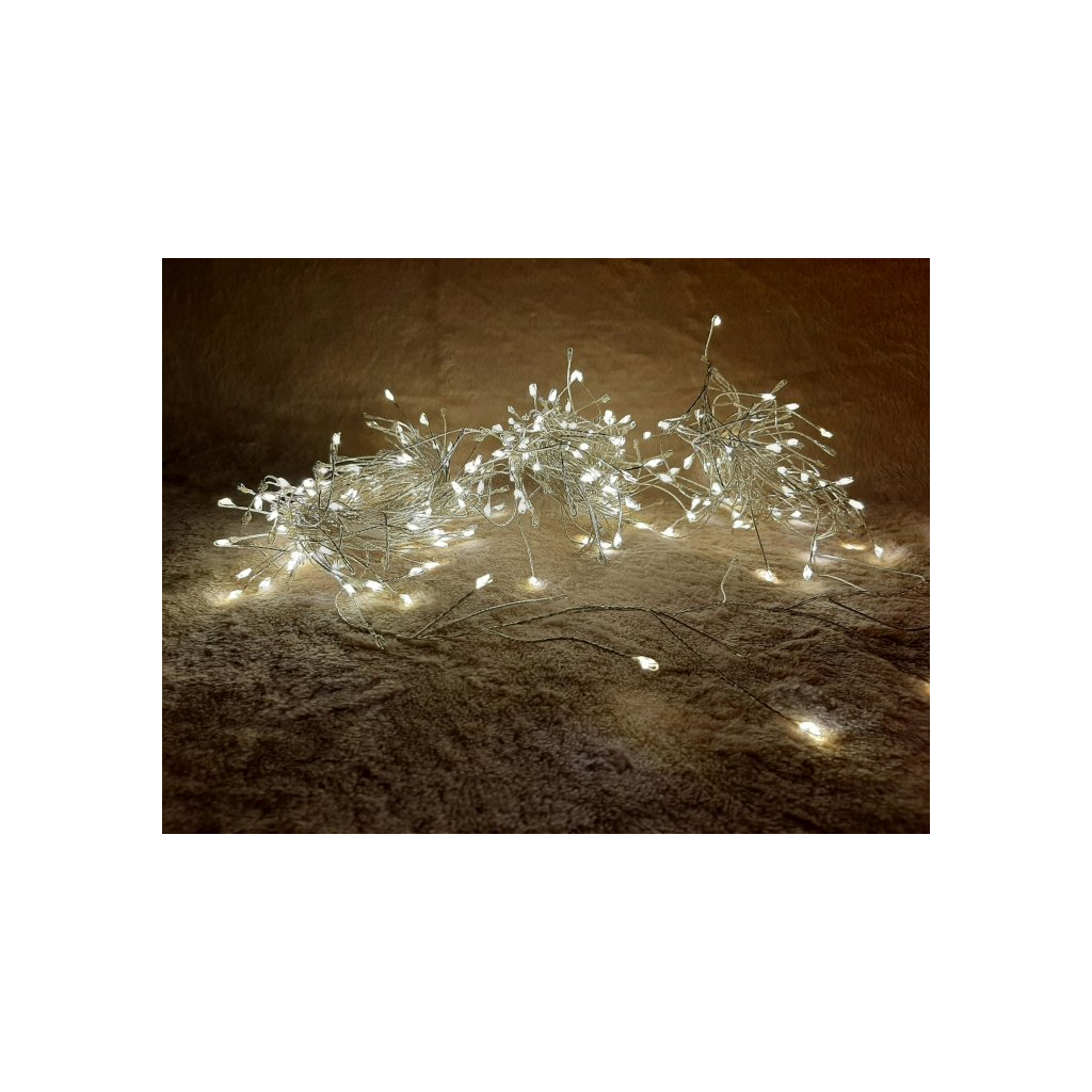 Гірлянда Luca Lighting кластер срібна струна, 15 м, теплий білий (8718861852677) - фото 2 Гірлянда Luca Lighting кластер срібна струна, 15 м, теплий білий (8718861852677) - фото 2