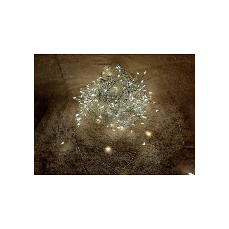 Гірлянда Luca Lighting кластер срібна струна, 15 м, теплий білий (8718861852677) - фото 3