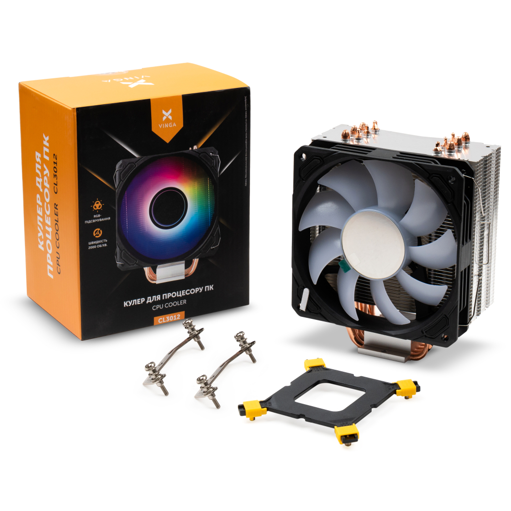 Кулер до процесора Vinga CL3012 - фото 2 Кулер до процесора Vinga CL3012 - фото 2