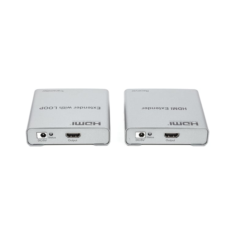 Адаптер HDMI 4K/30hz, up to 100m via CAT5E/6, loop-out (HDES12-LOOP) PowerPlant (CA912964) - фото 3