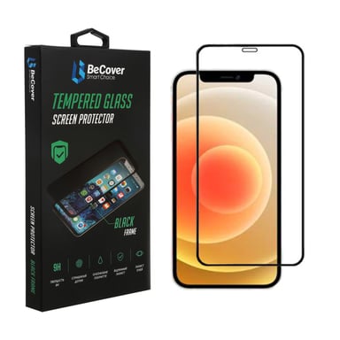 Скло захисне BeCover Apple iPhone 14 Black (707970) - фото 1