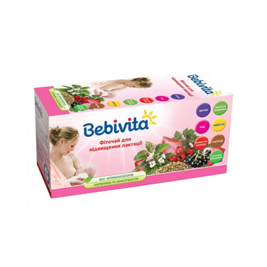 Дитячий чай Bebivita для підвищення лактації, 30 г (4820025490237) - фото 1
