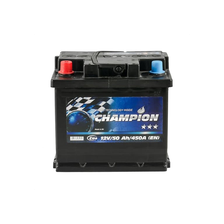Акумулятор автомобільний Champion Black 50 Ah/12V (CHB50-1) - фото 1