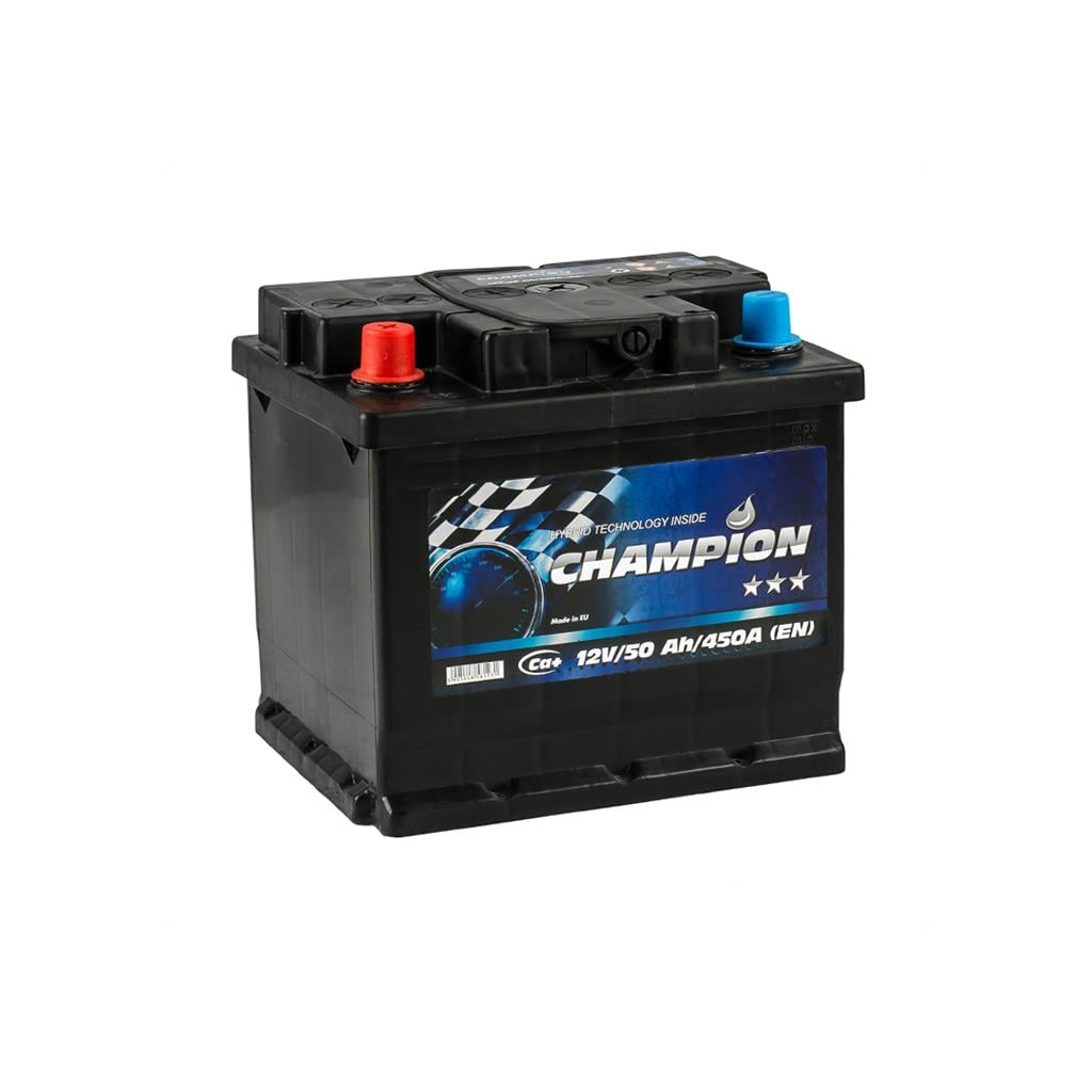 Акумулятор автомобільний Champion Black 50 Ah/12V (CHB50-1) - фото 2 Акумулятор автомобільний Champion Black 50 Ah/12V (CHB50-1) - фото 2