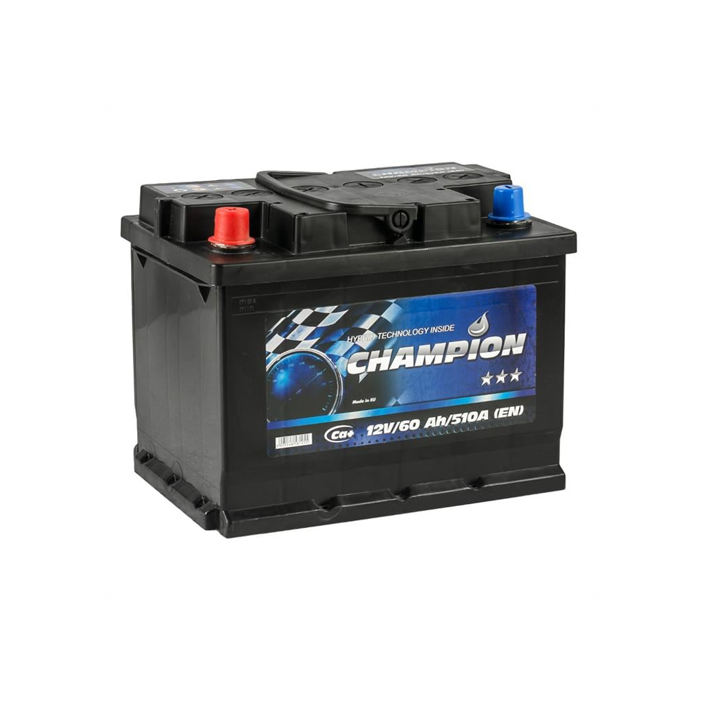 Акумулятор автомобільний Champion Black 60 Ah/12V (CHB60-1) - фото 2 Акумулятор автомобільний Champion Black 60 Ah/12V (CHB60-1) - фото 2