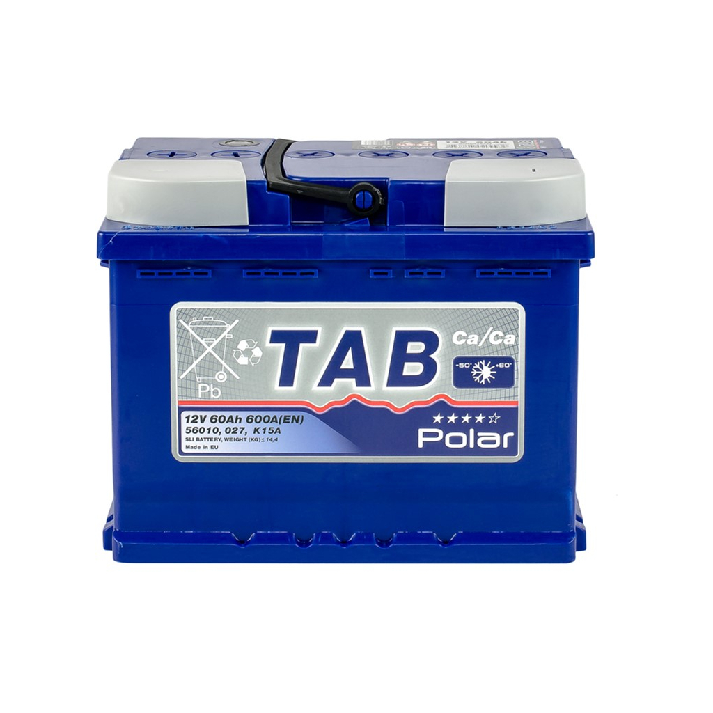 Акумулятор автомобільний TAB 60 Ah/12V Polar Blue Euro (121 060) - головне фото