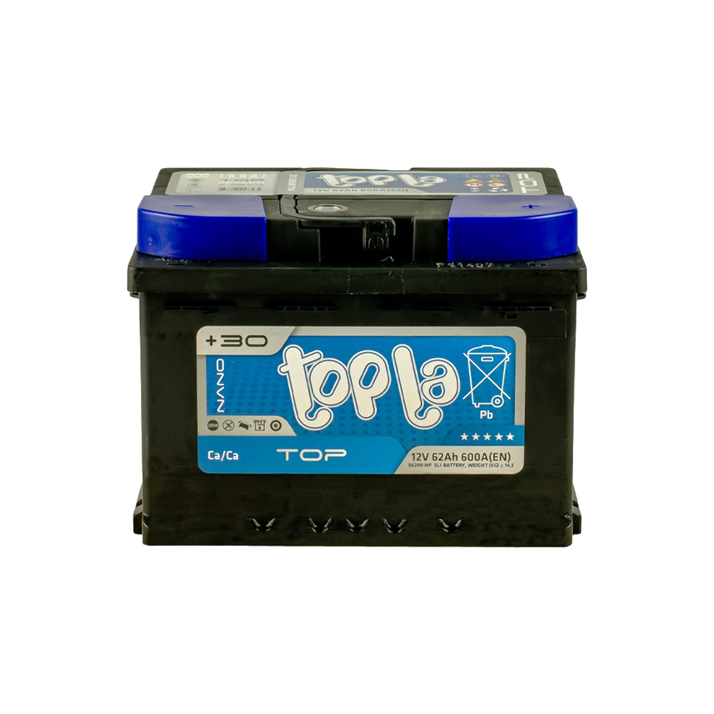 Акумулятор автомобільний Topla 62 Ah/12V TOP Euro (118 662) - головне фото