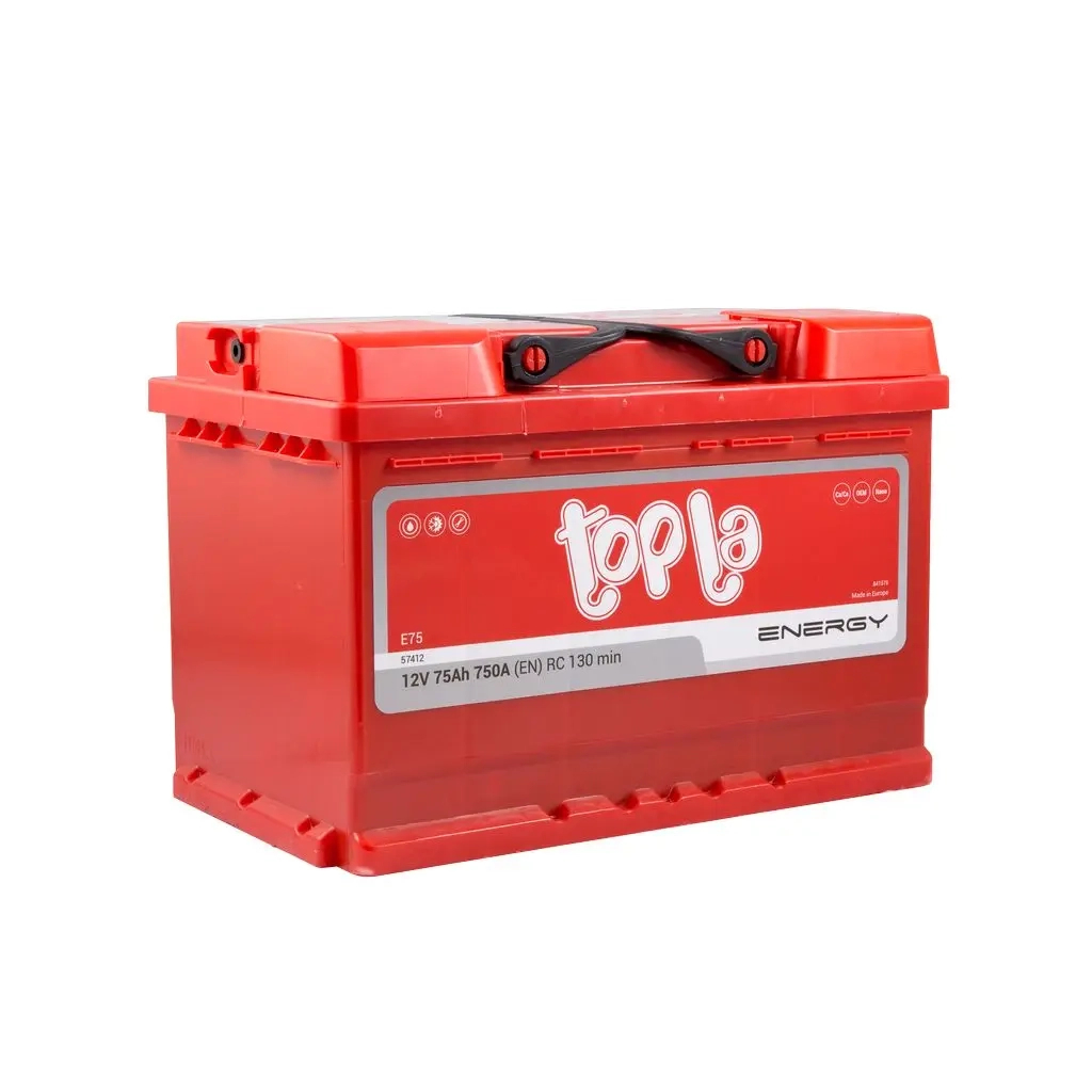 Акумулятор автомобільний Topla 75 Ah/12V Energy Euro 750A (108 075) - фото 2 Акумулятор автомобільний Topla 75 Ah/12V Energy Euro 750A (108 075) - фото 2