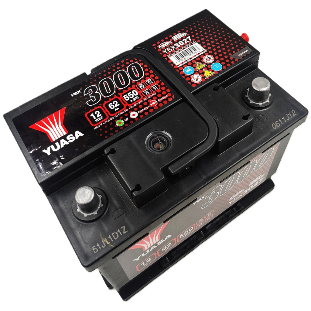 Акумулятор автомобільний Yuasa 12V 62Ah SMF Battery (YBX3027) - фото 4 Акумулятор автомобільний Yuasa 12V 62Ah SMF Battery (YBX3027) - фото 4