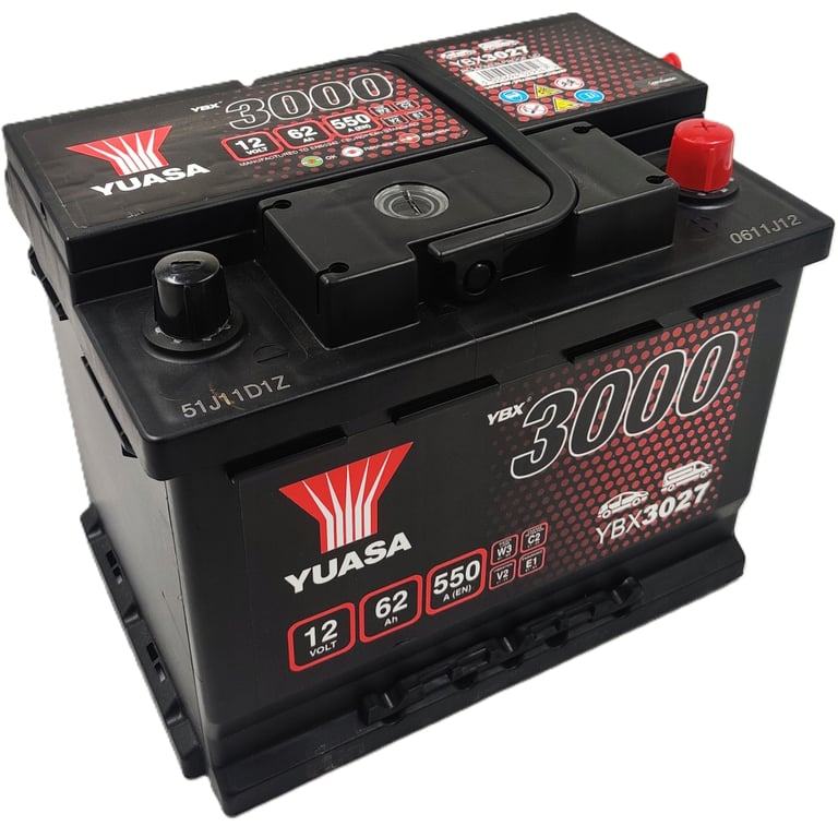 Акумулятор автомобільний Yuasa 12V 62Ah SMF Battery (YBX3027) - фото 5