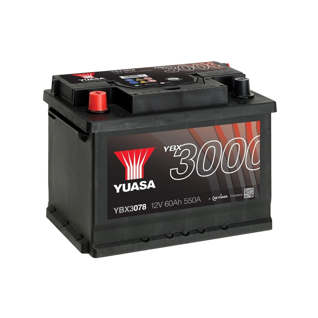 Акумулятор автомобільний Yuasa 12V 62Ah SMF Battery (YBX3078) - фото 1