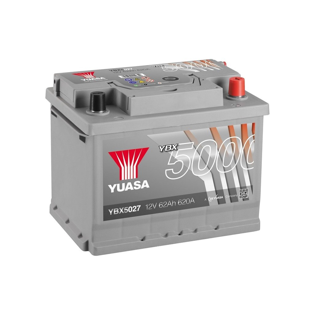 Акумулятор автомобільний Yuasa 12V 65Ah Silver High Performance Battery (YBX5027) Акумулятор автомобільний Yuasa 12V 65Ah Silver High Performance Battery (YBX5027)
