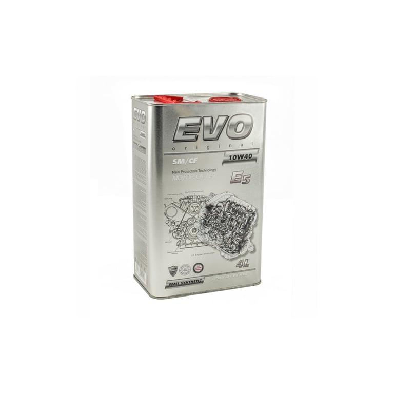 Моторна олива EVO E5 10W-40 SM/CF 4L (E5 4L 10W-40) - фото 3