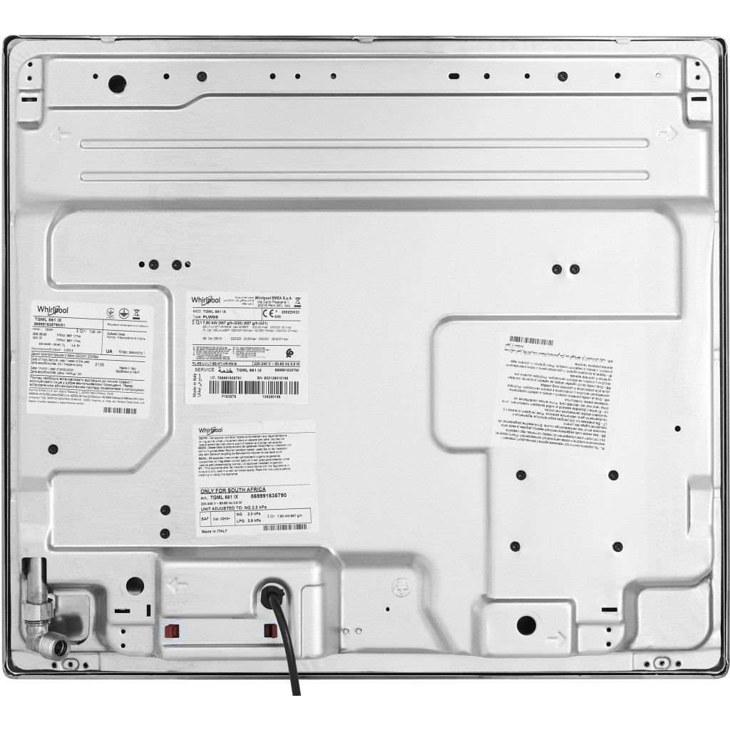 Варочна поверхня Whirlpool TGML661IX - фото 9 Варочна поверхня Whirlpool TGML661IX - фото 9