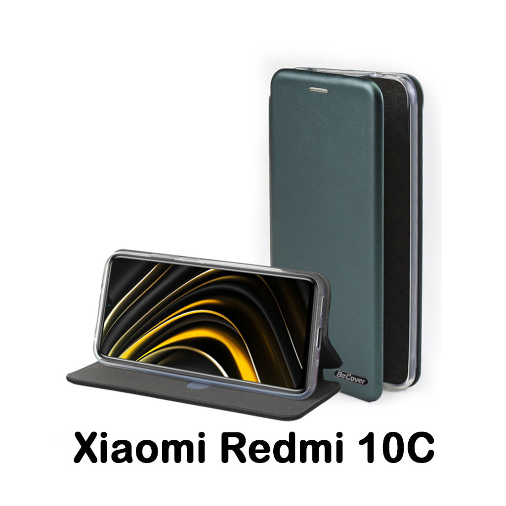 Чохол до мобільного телефона BeCover Exclusive Xiaomi Poco C40/Redmi 10C Dark Green (707949) - фото 1 Чохол до мобільного телефона BeCover Exclusive Xiaomi Poco C40/Redmi 10C Dark Green (707949) - фото 1