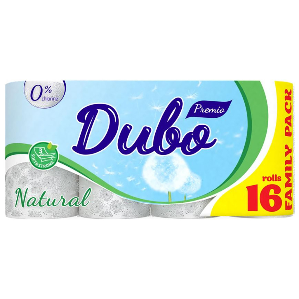 Туалетний папір Диво Premio Natural 3 шари 16 рулонів (4820003833902) - фото 1 Туалетний папір Диво Premio Natural 3 шари 16 рулонів (4820003833902) - фото 1