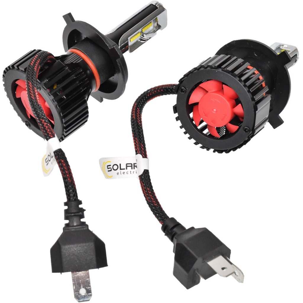 Автолампа SOLAR H4 12/24V 6500K 8000Lm 60W ZES Chip (8304) - фото 2 Автолампа SOLAR H4 12/24V 6500K 8000Lm 60W ZES Chip (8304) - фото 2