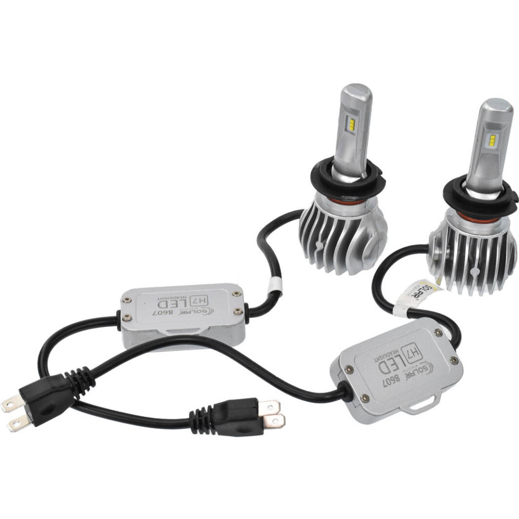 Автолампа SOLAR H7 CANBUS 12/24V 6500K 6000Lm 50W Cree Chip 1860 (8607) - фото 4 Автолампа SOLAR H7 CANBUS 12/24V 6500K 6000Lm 50W Cree Chip 1860 (8607) - фото 4