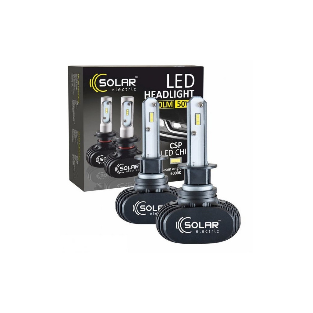Автолампа SOLAR HB4 LED 12/24V 40W 5000Lm 6000K, CSP1860 (8206) Автолампа SOLAR HB4 LED 12/24V 40W 5000Lm 6000K, CSP1860 (8206)
