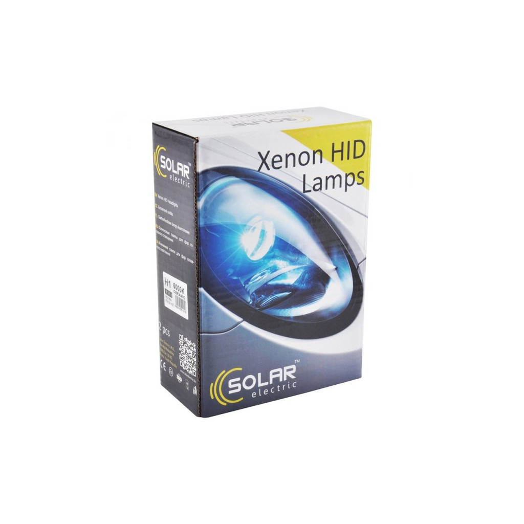 Автолампа SOLAR H1 CERAMIC, 6000K,85V,35W P14.5s (1161) - фото 3 Автолампа SOLAR H1 CERAMIC, 6000K,85V,35W P14.5s (1161) - фото 3